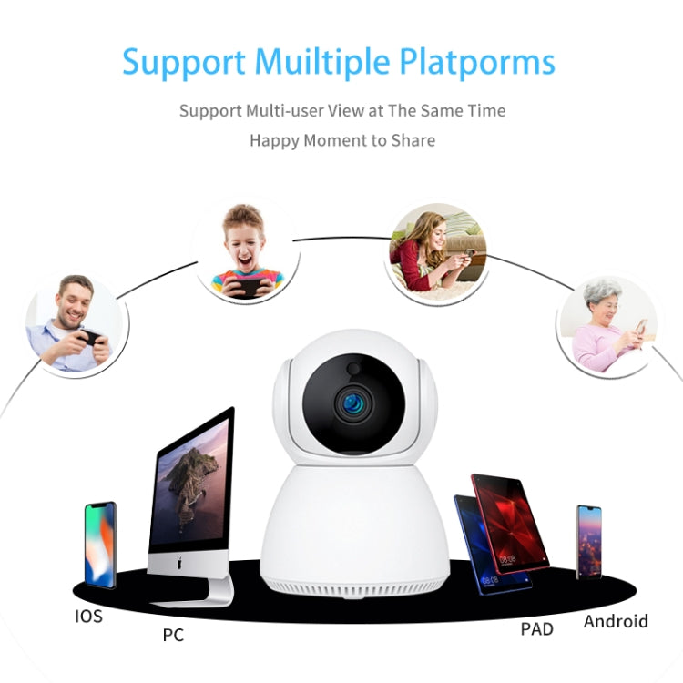 YT24 V380 1.0MP Pan-tilt IP Camera WiFi Smart Security Camera, Support TF Card / Two-way Audio / Motion Detection / Night Vision, YT24 1.0MP YT24 V380 1.0MP Pan-tilt IP Camera WiFi Smart Security Camera, Support TF Card / Two-way Audio / Motion Detection / Night Vision, YT24 1.0MP